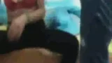 Azgın Alman Çift Yaşlı Temizlikçiyi de Aralarına Çekip Üçlü Yaptı