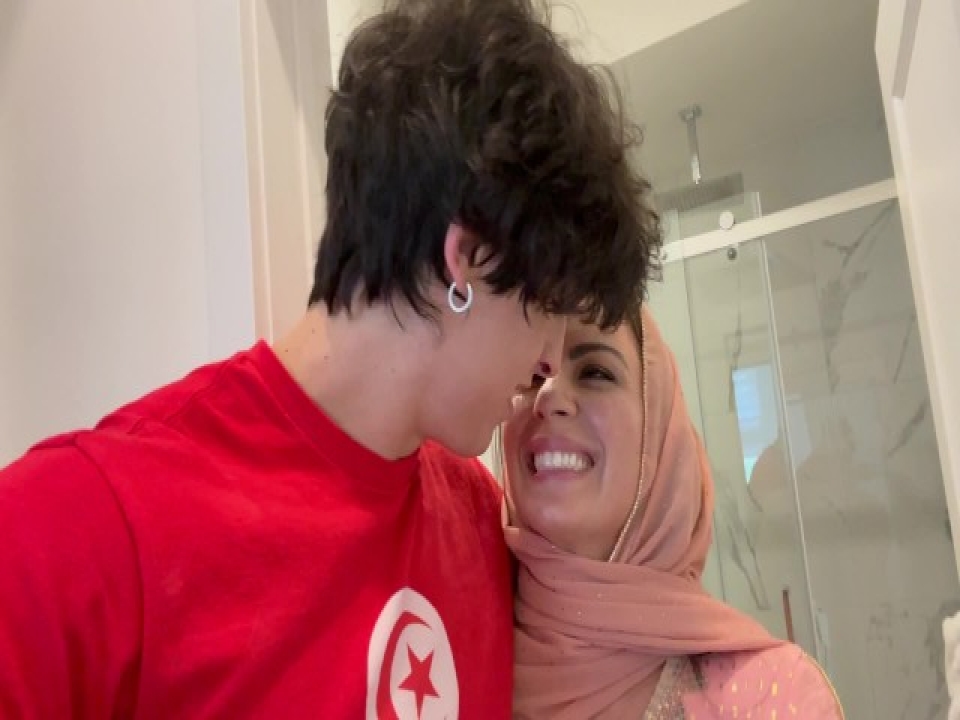 Arab sevgilisi bayağı mutlu kahpe