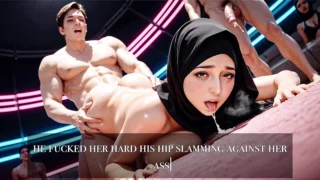 Ai yapay zeka ürünü türbanlı porno
