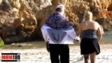 Şişman Dövmeli Sarışın Plajda Sikiliyor